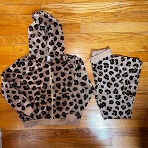 Girls Leopard Print Set